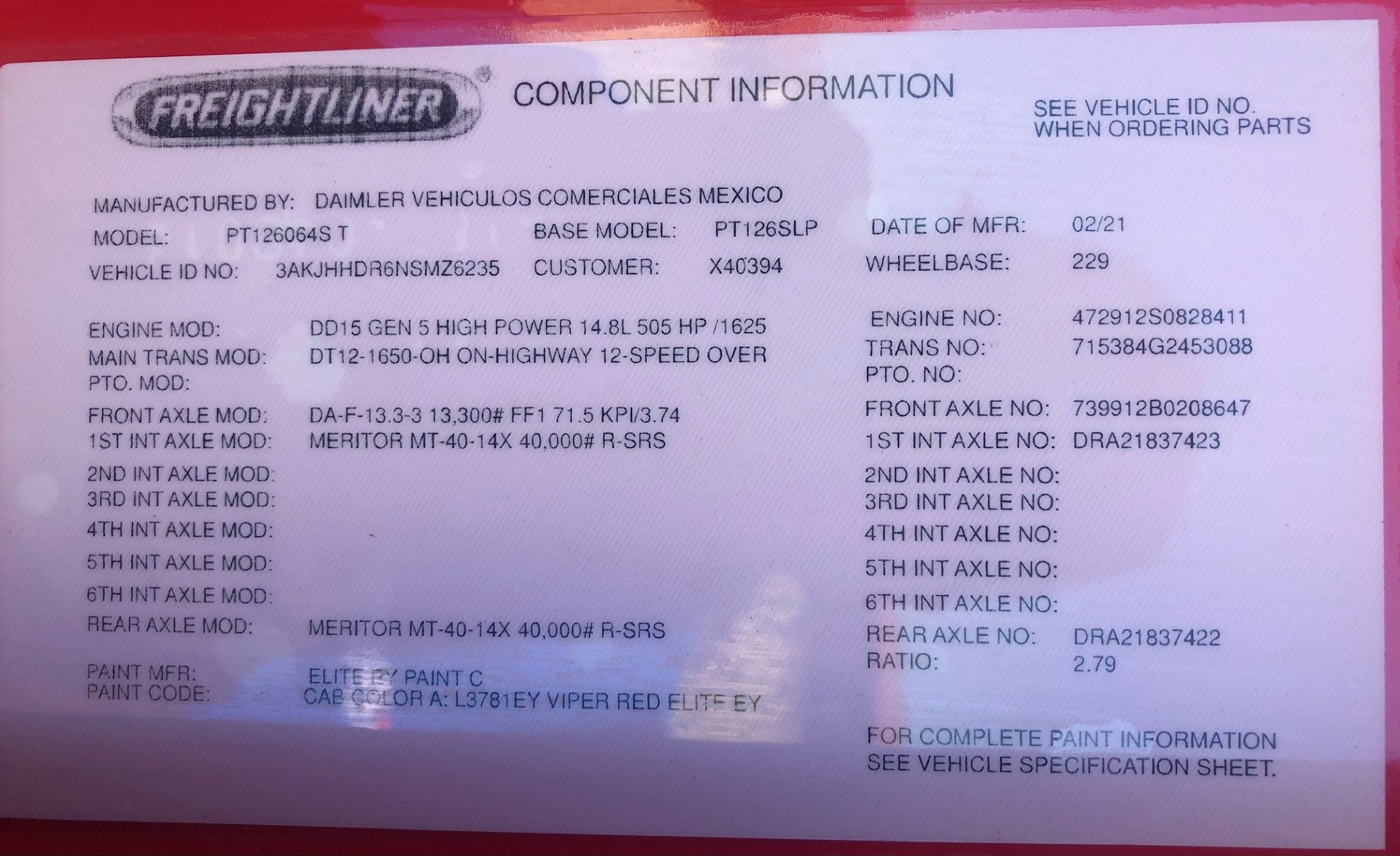 2022 FREIGHTLINER CASCADIA 126SLP - image 23