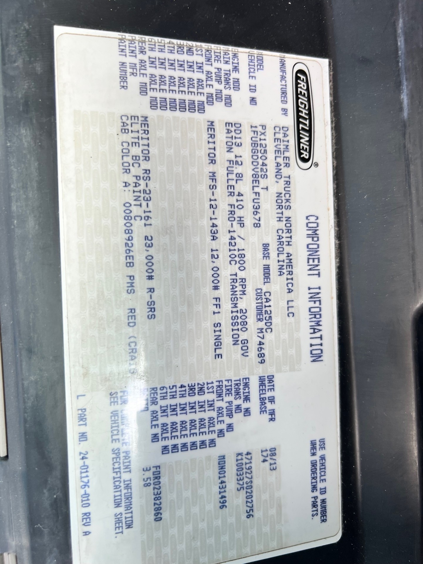 2014 FREIGHTLINER CASCADIA 125DC - image 8