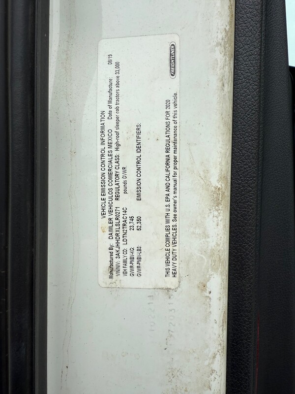 FREIGHTLINER CASCADIA 126SLP 2020