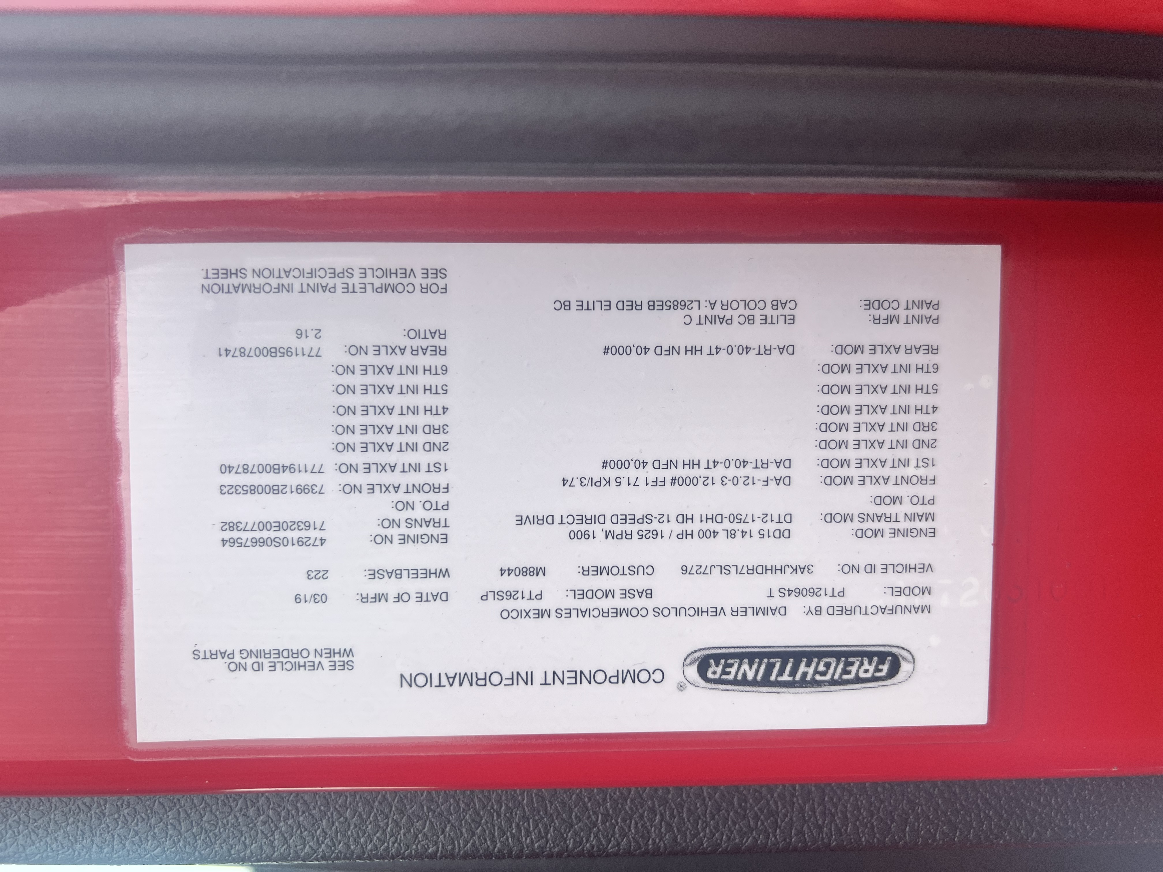 2020 FREIGHTLINER CASCADIA 126SLP - image 18