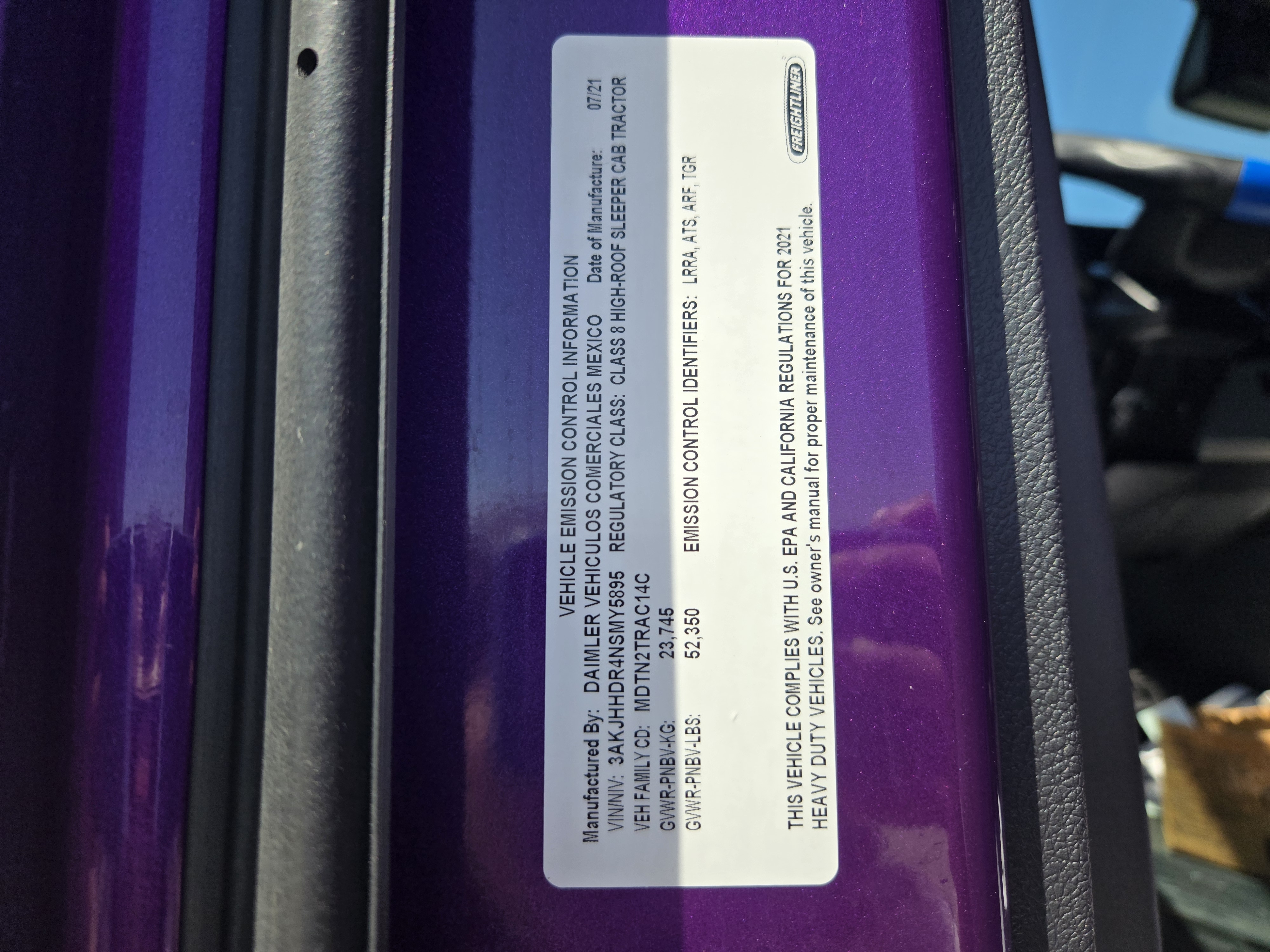 2022 FREIGHTLINER CASCADIA 126SLP - image 21