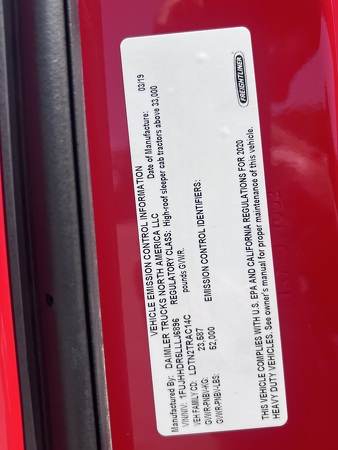 FREIGHTLINER CASCADIA 126SLP 2020