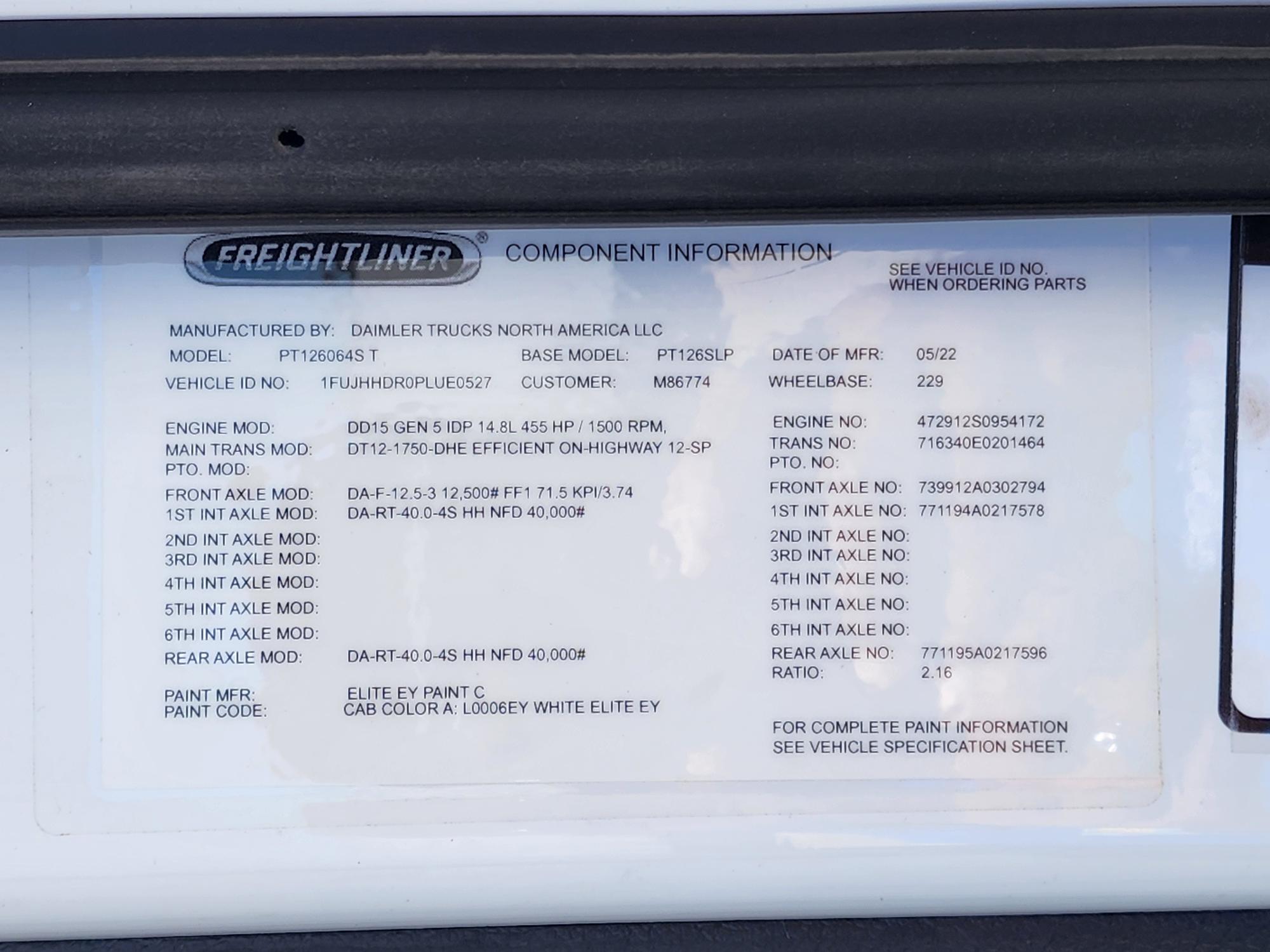 2023 FREIGHTLINER CASCADIA 126SLP - image 21