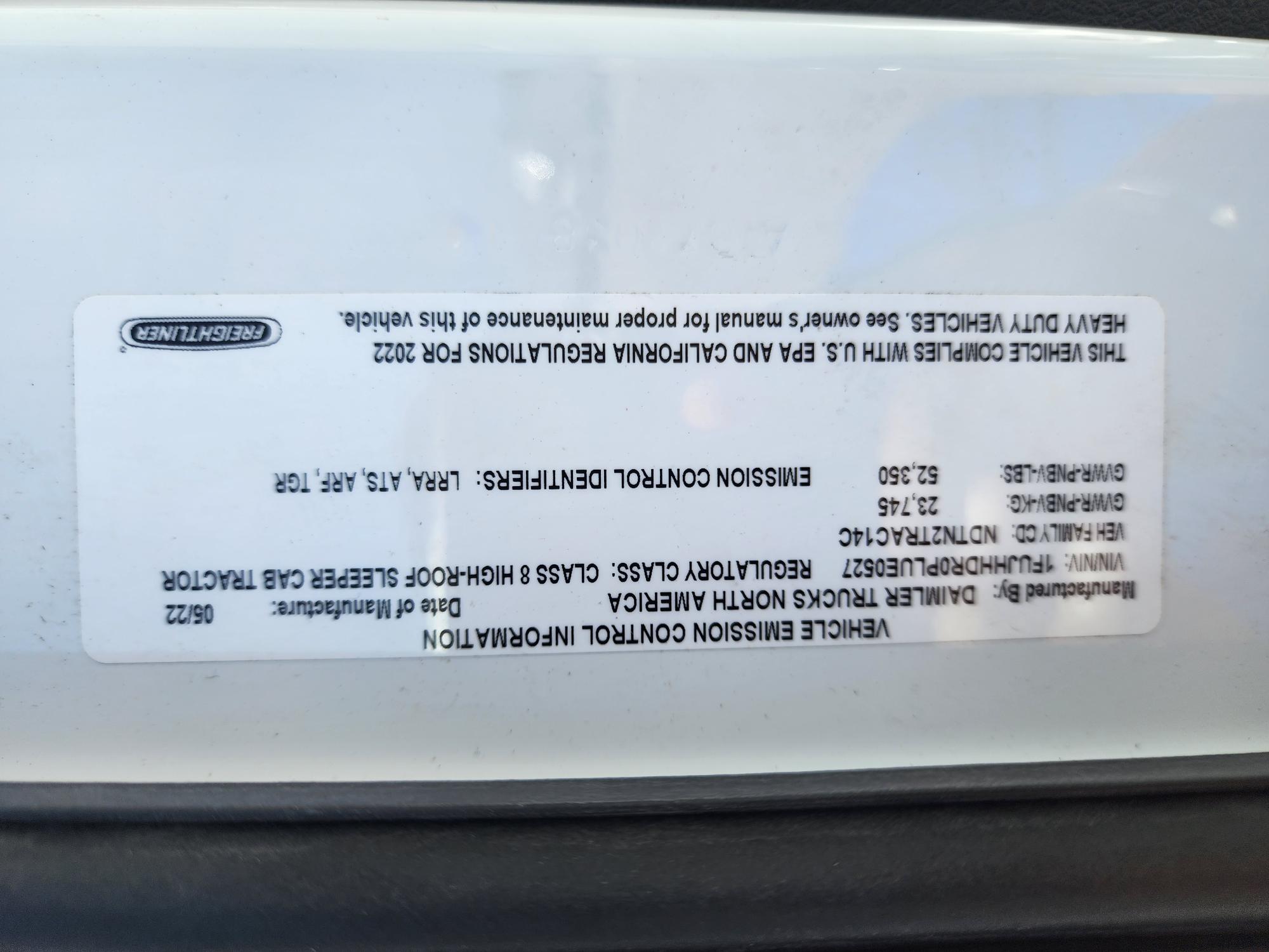 2023 FREIGHTLINER CASCADIA 126SLP - image 22