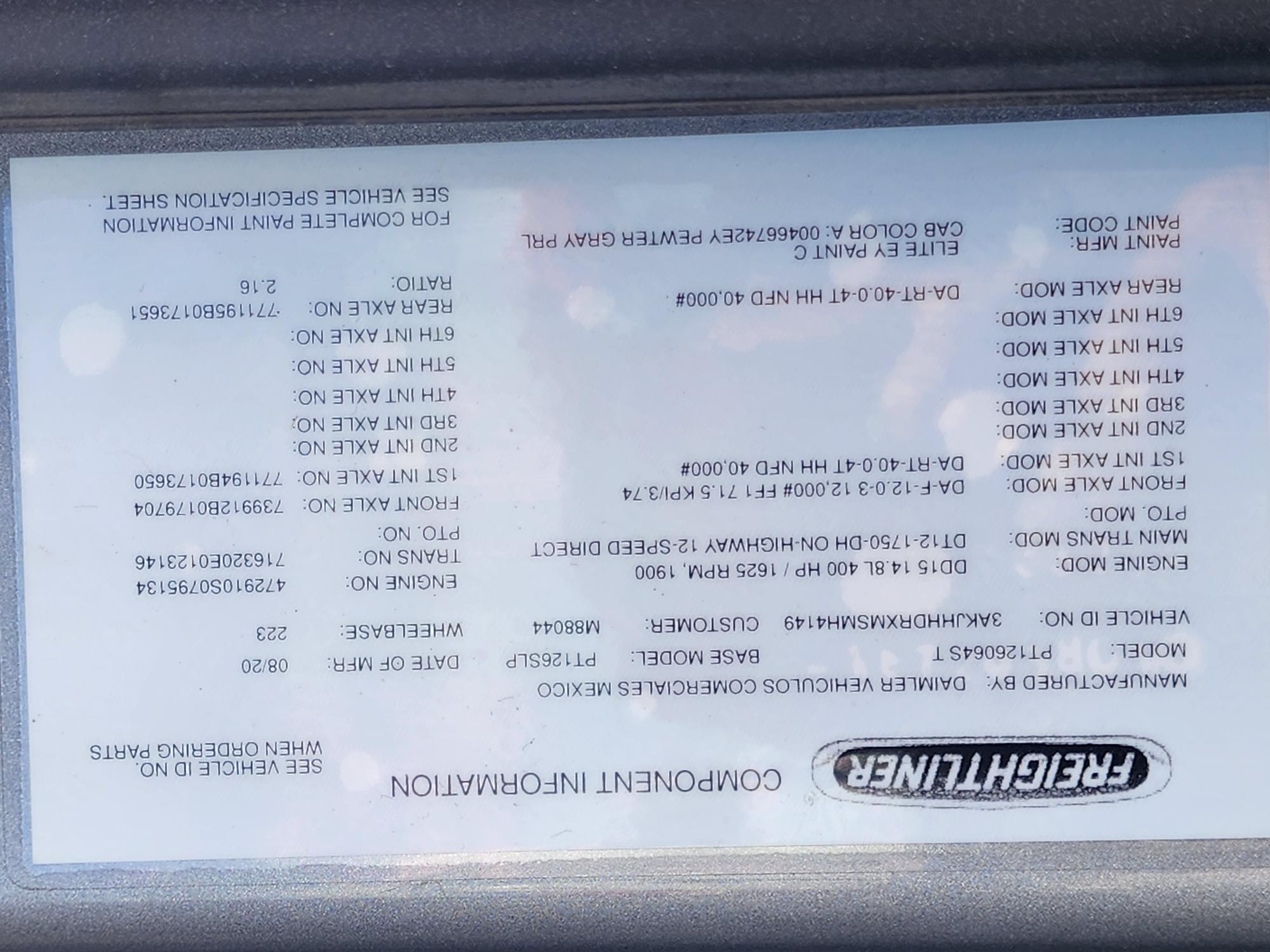 2021 FREIGHTLINER CASCADIA 126SLP - image 23