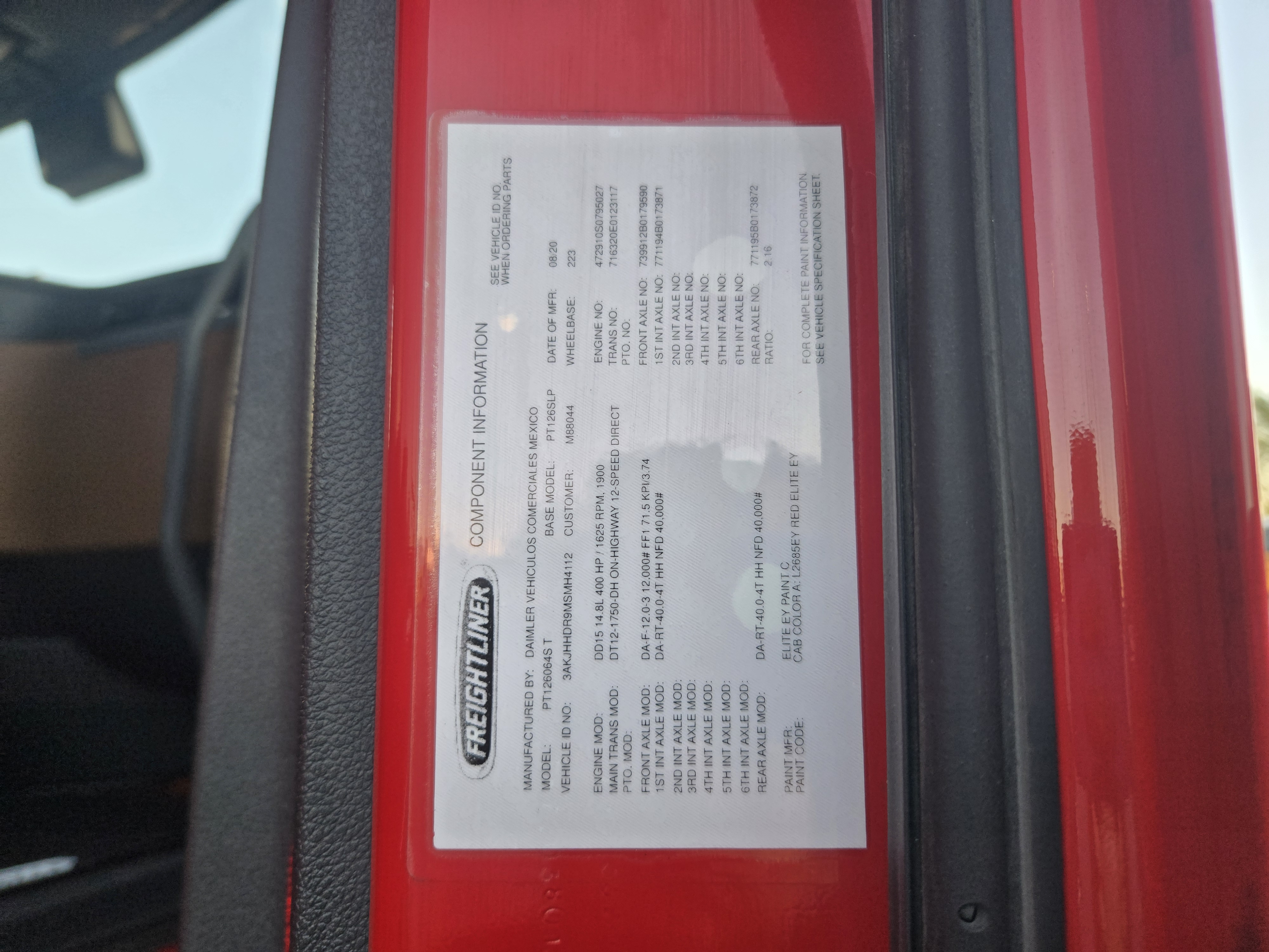 2021 FREIGHTLINER CASCADIA 126SLP - image 16