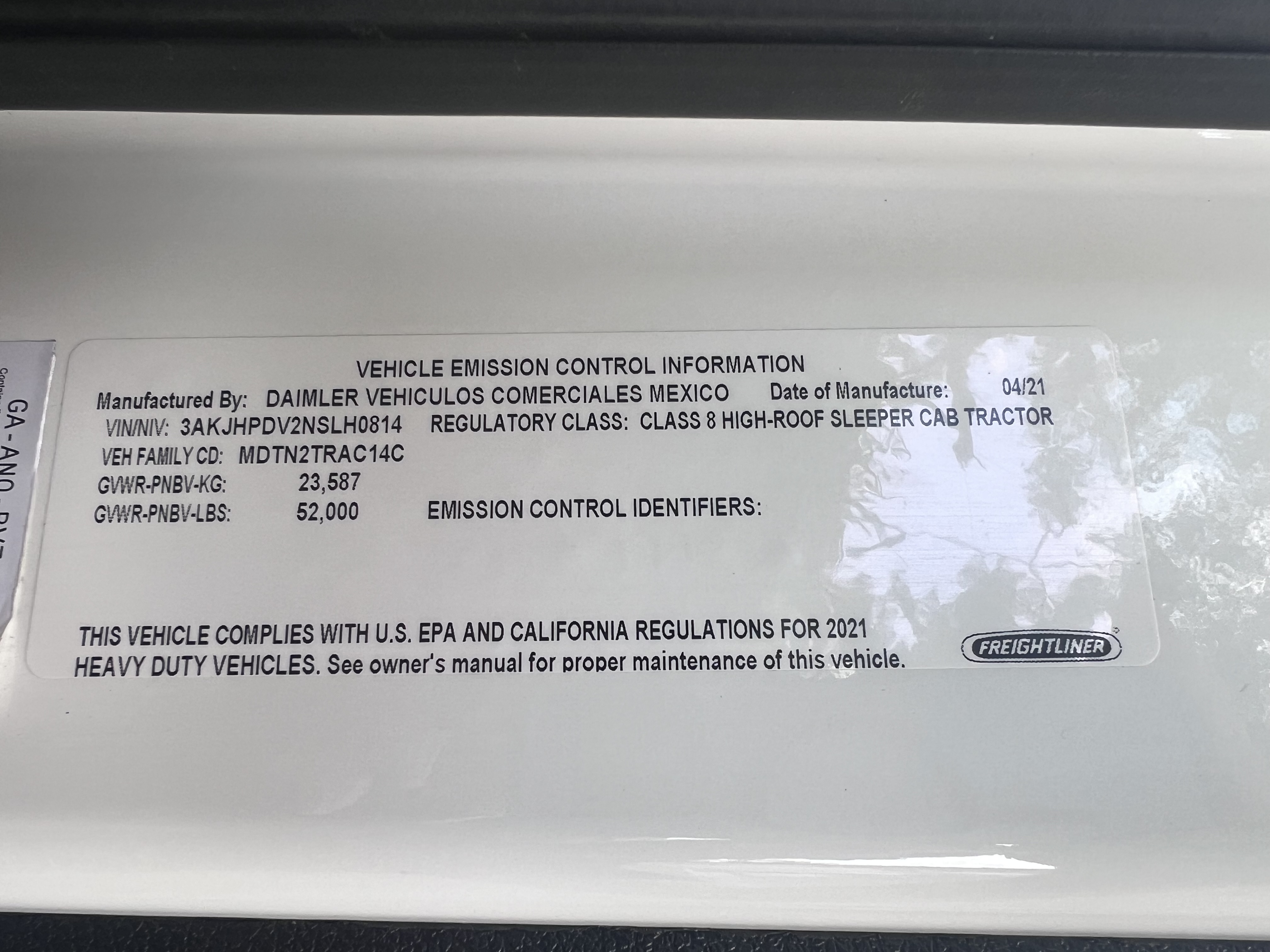 2022 FREIGHTLINER CASCADIA 116SLP - image 18