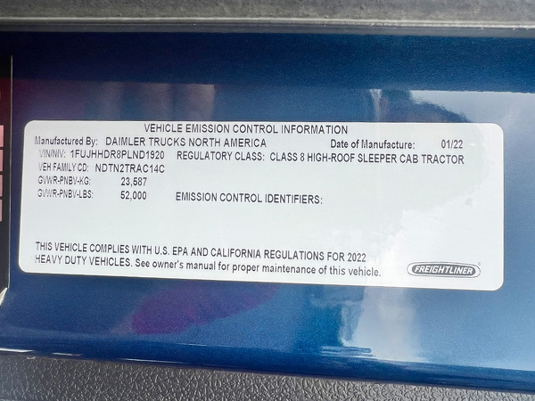 FREIGHTLINER CASCADIA 126SLP 2023