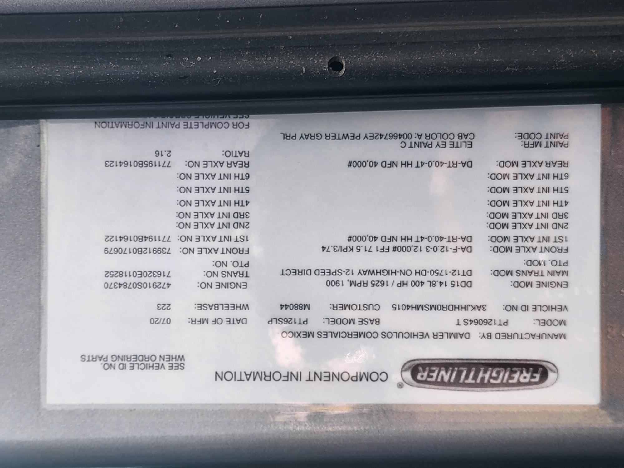 2021 FREIGHTLINER CASCADIA 126SLP - image 21