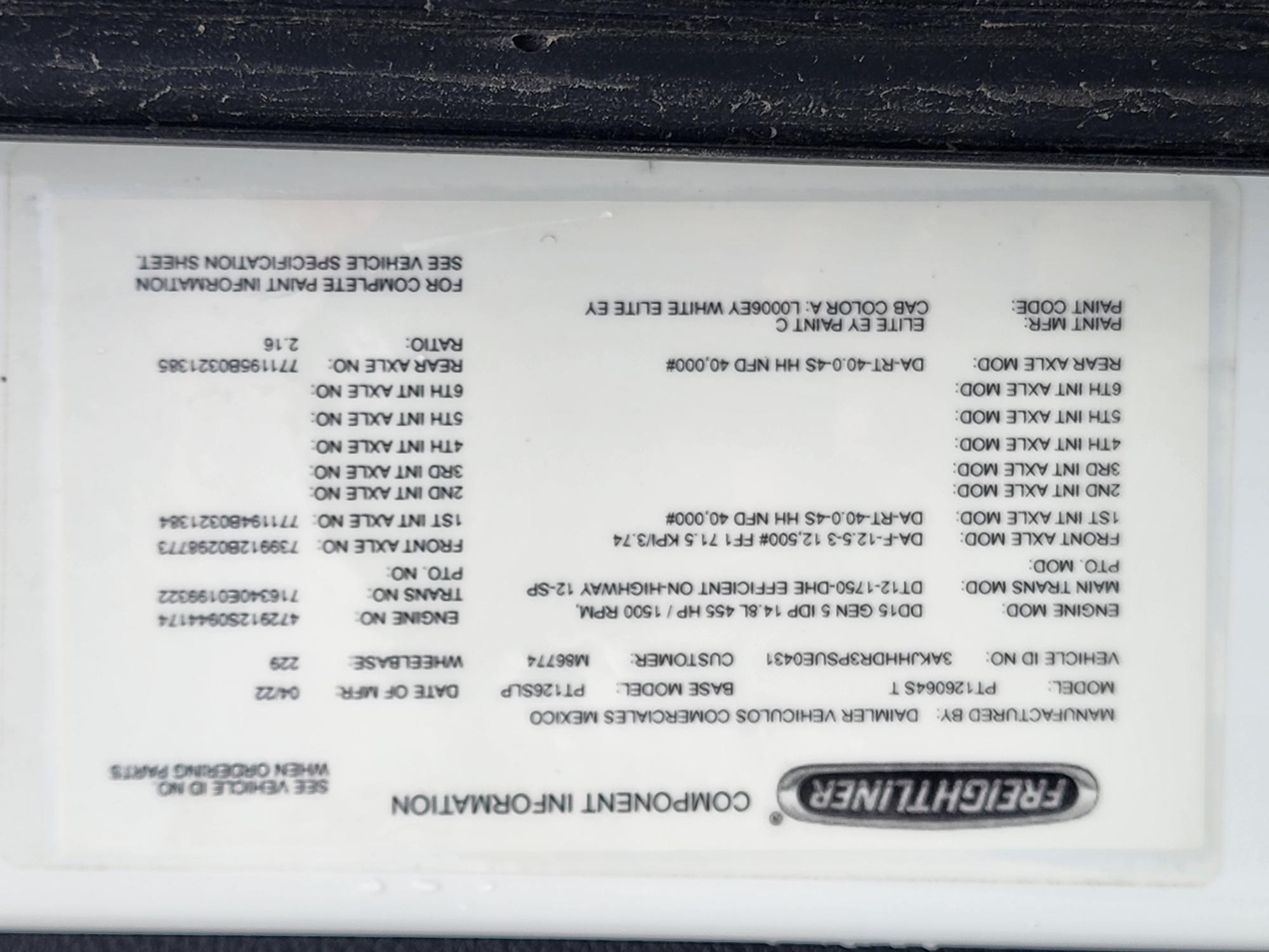 2023 FREIGHTLINER CASCADIA 126SLP - image 22