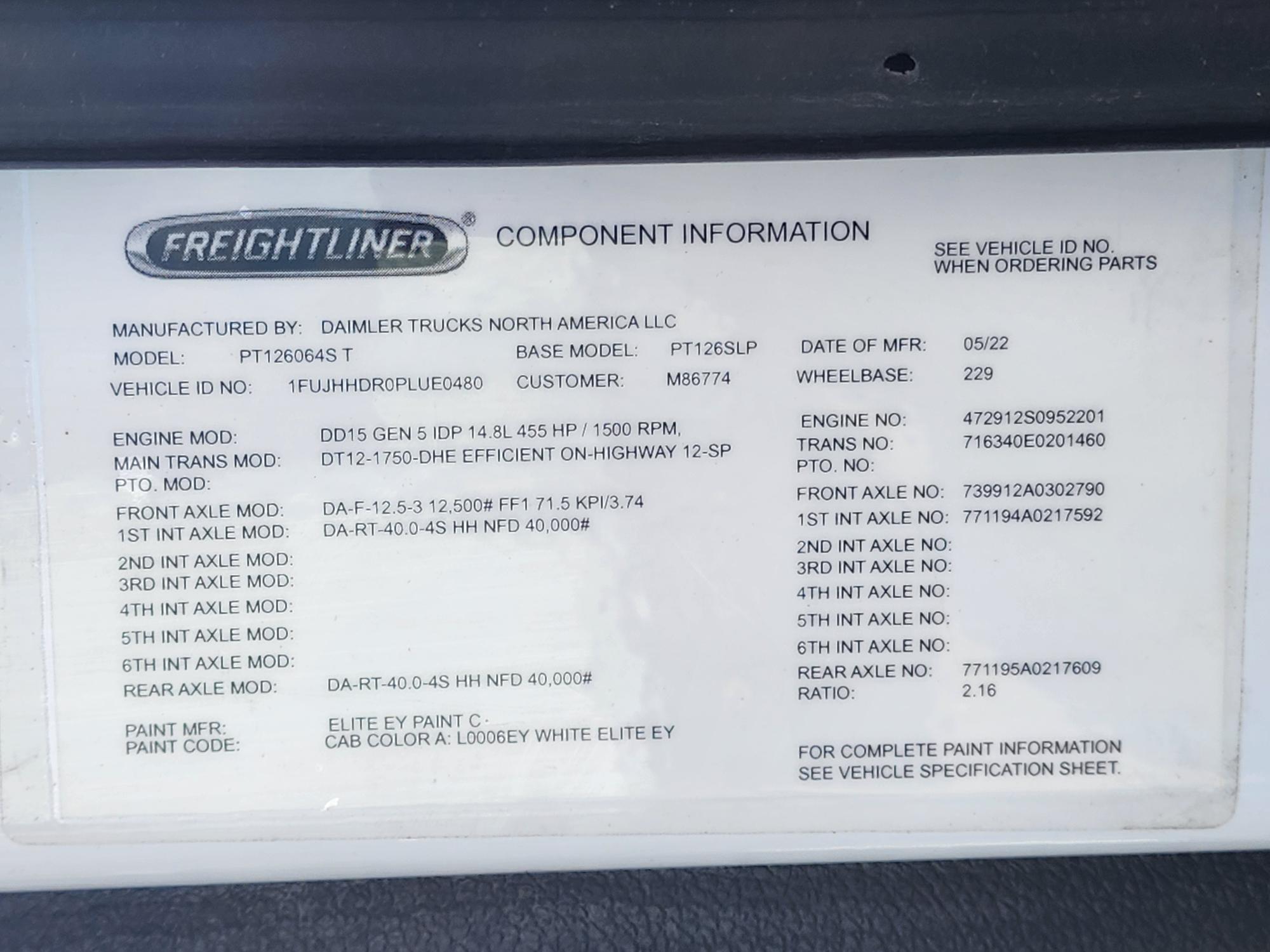 2023 FREIGHTLINER CASCADIA 126SLP - image 21