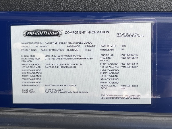 FREIGHTLINER CASCADIA 126SLP 2021