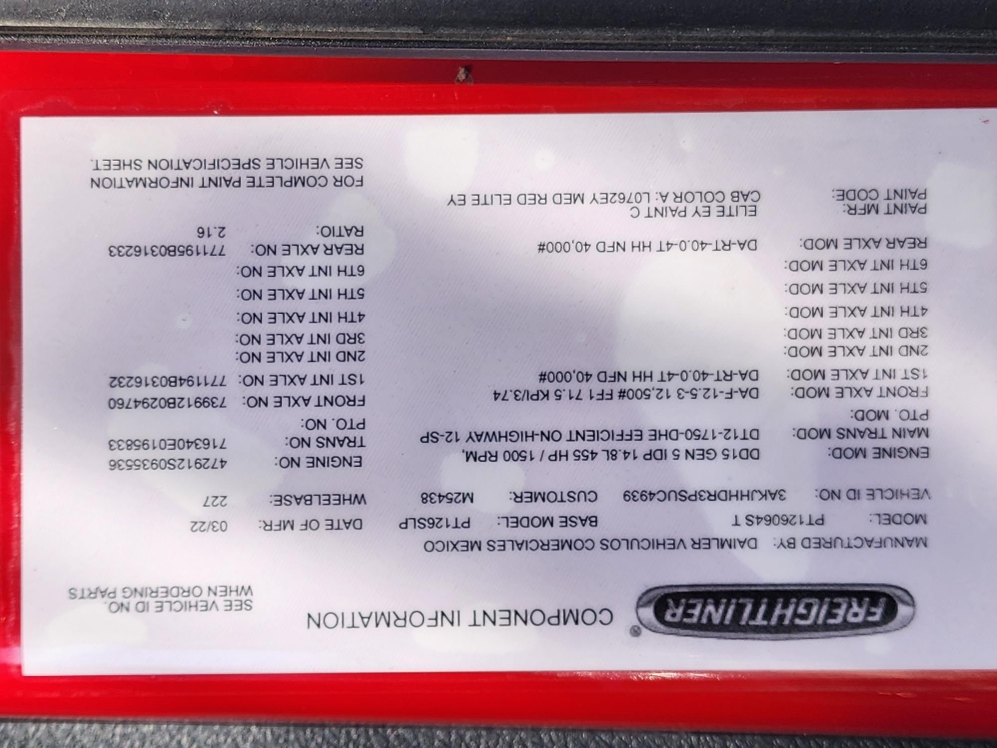 2023 FREIGHTLINER CASCADIA 126SLP - image 22