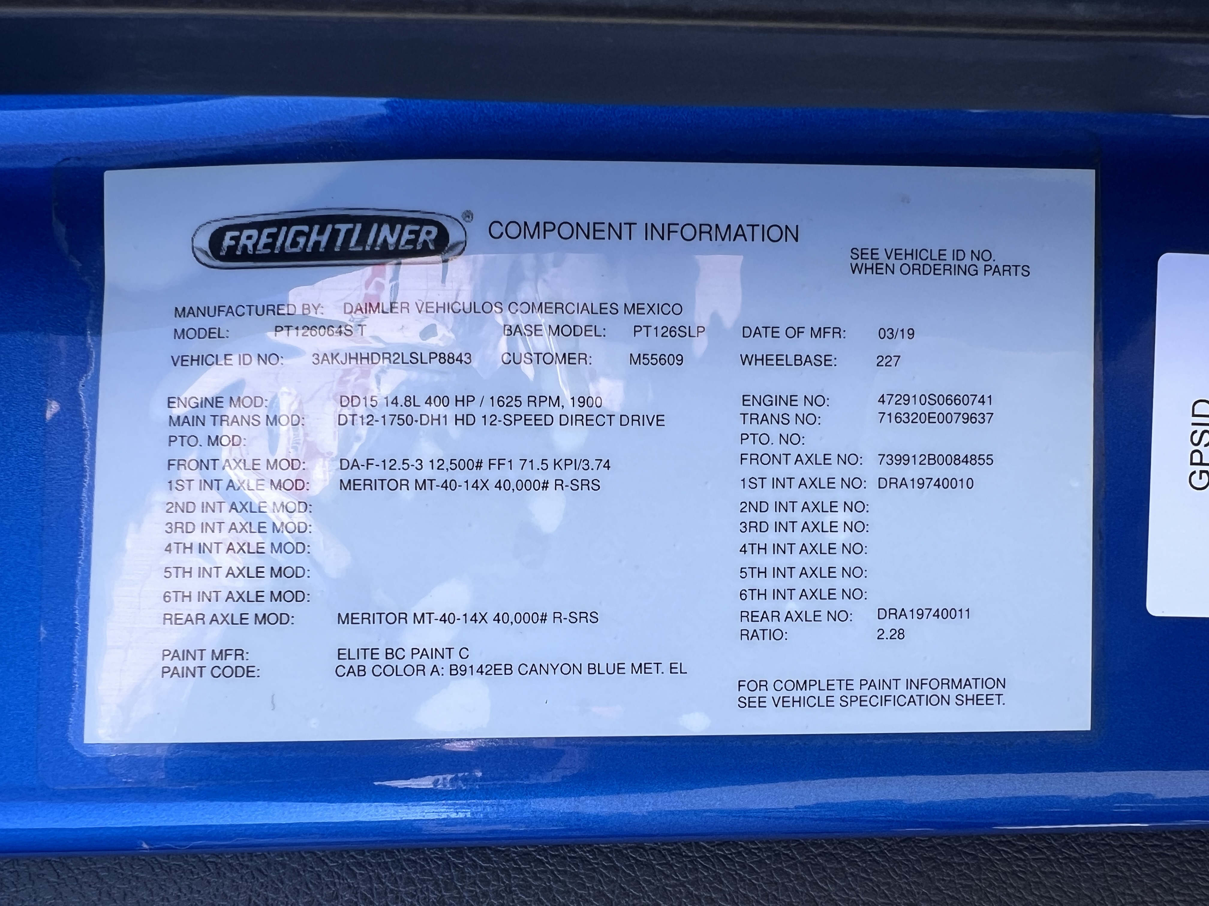 2020 FREIGHTLINER CASCADIA 126SLP - image 26