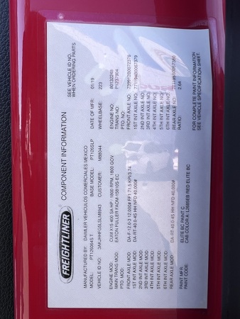 FREIGHTLINER CASCADIA 126SLP 2020