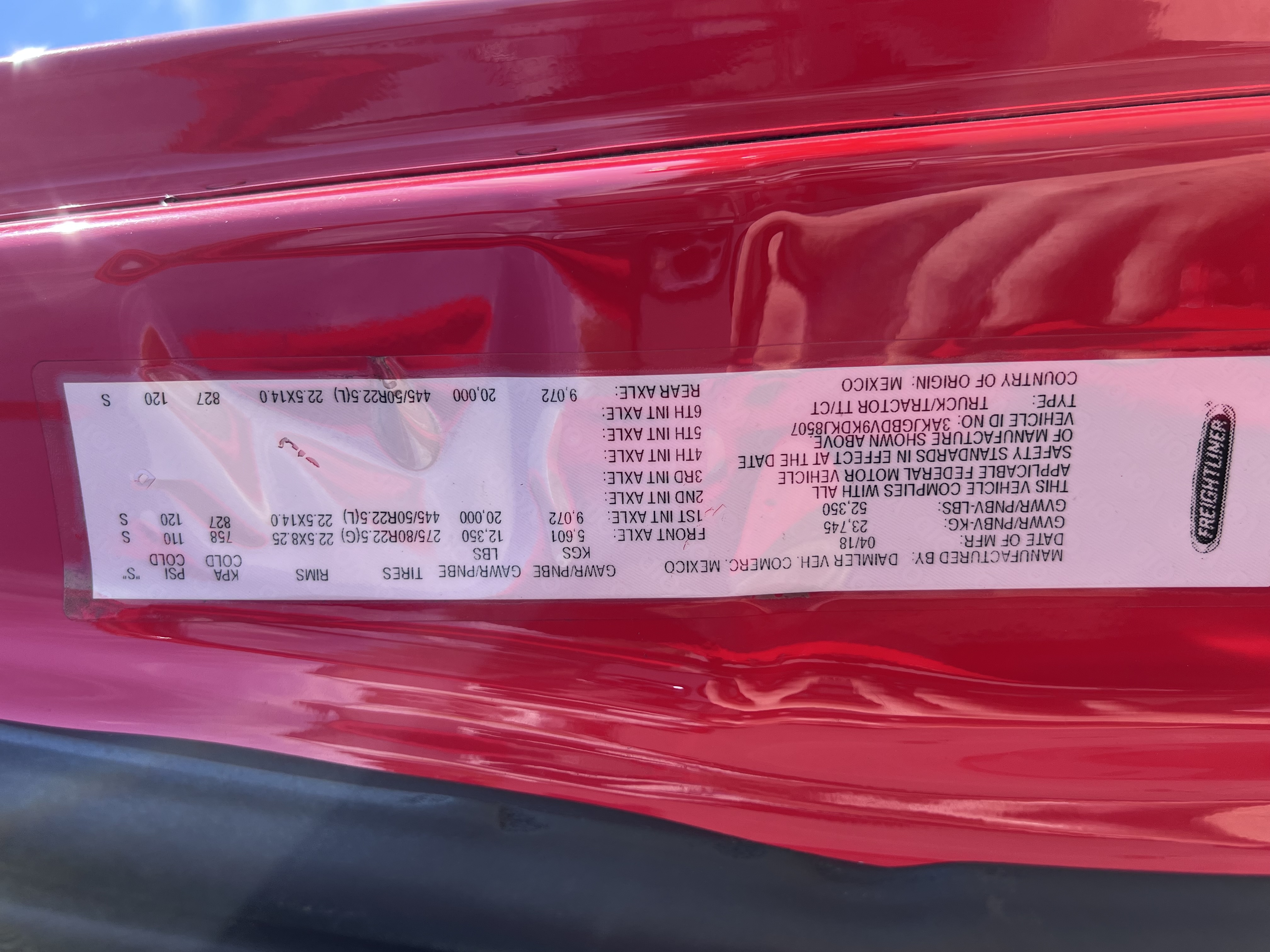 2019 FREIGHTLINER CASCADIA 113DC - image 22