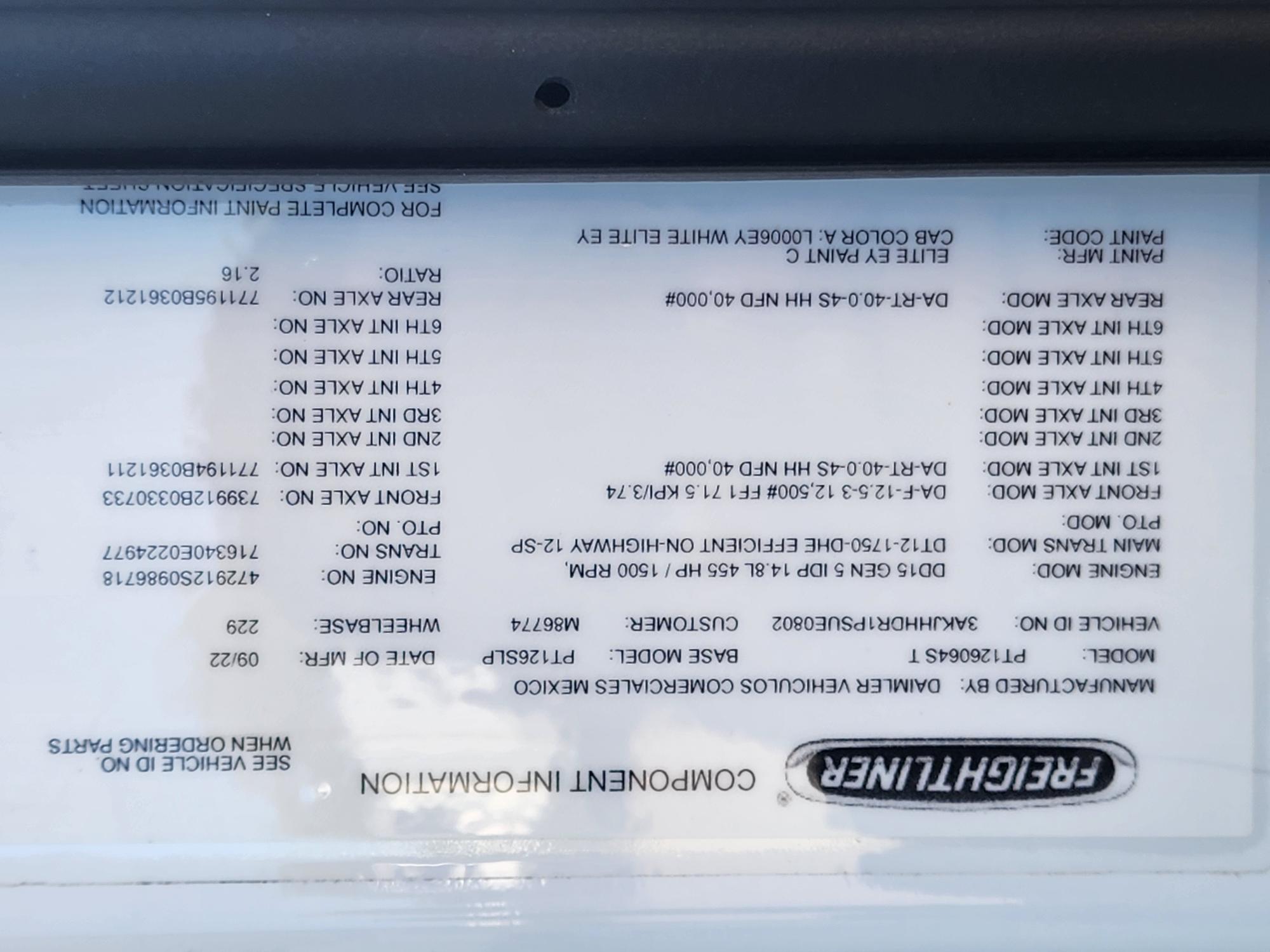 2023 FREIGHTLINER CASCADIA 126SLP - image 23