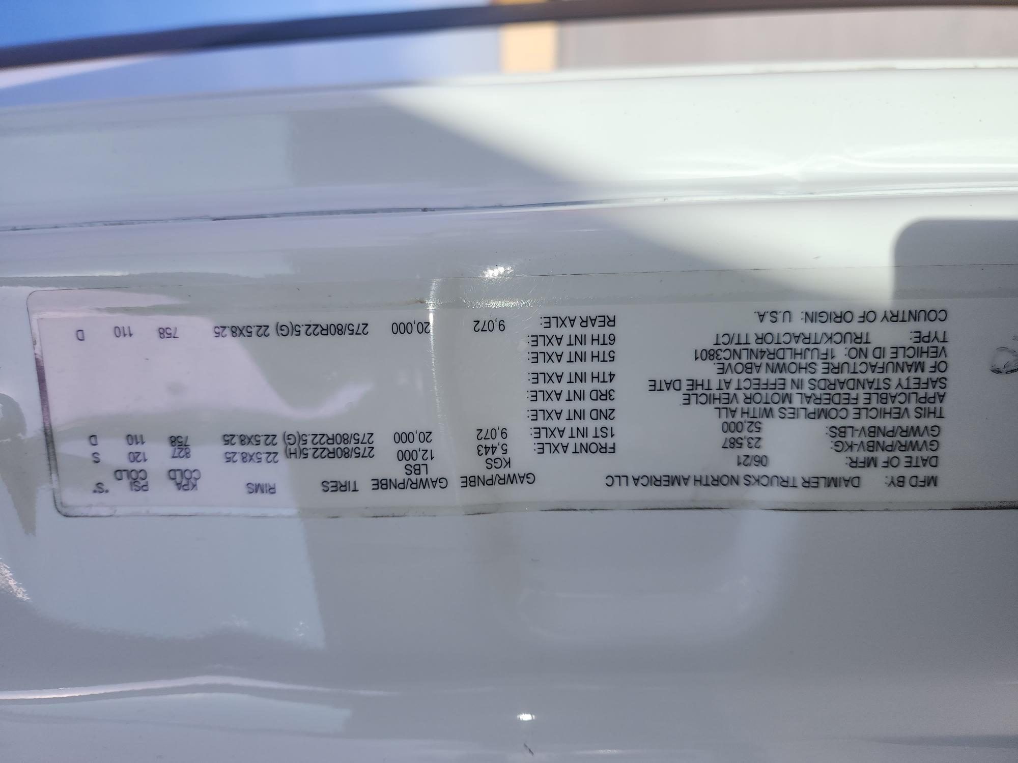 2022 FRIGHTLINER CASCADIA 126DC — photo 20