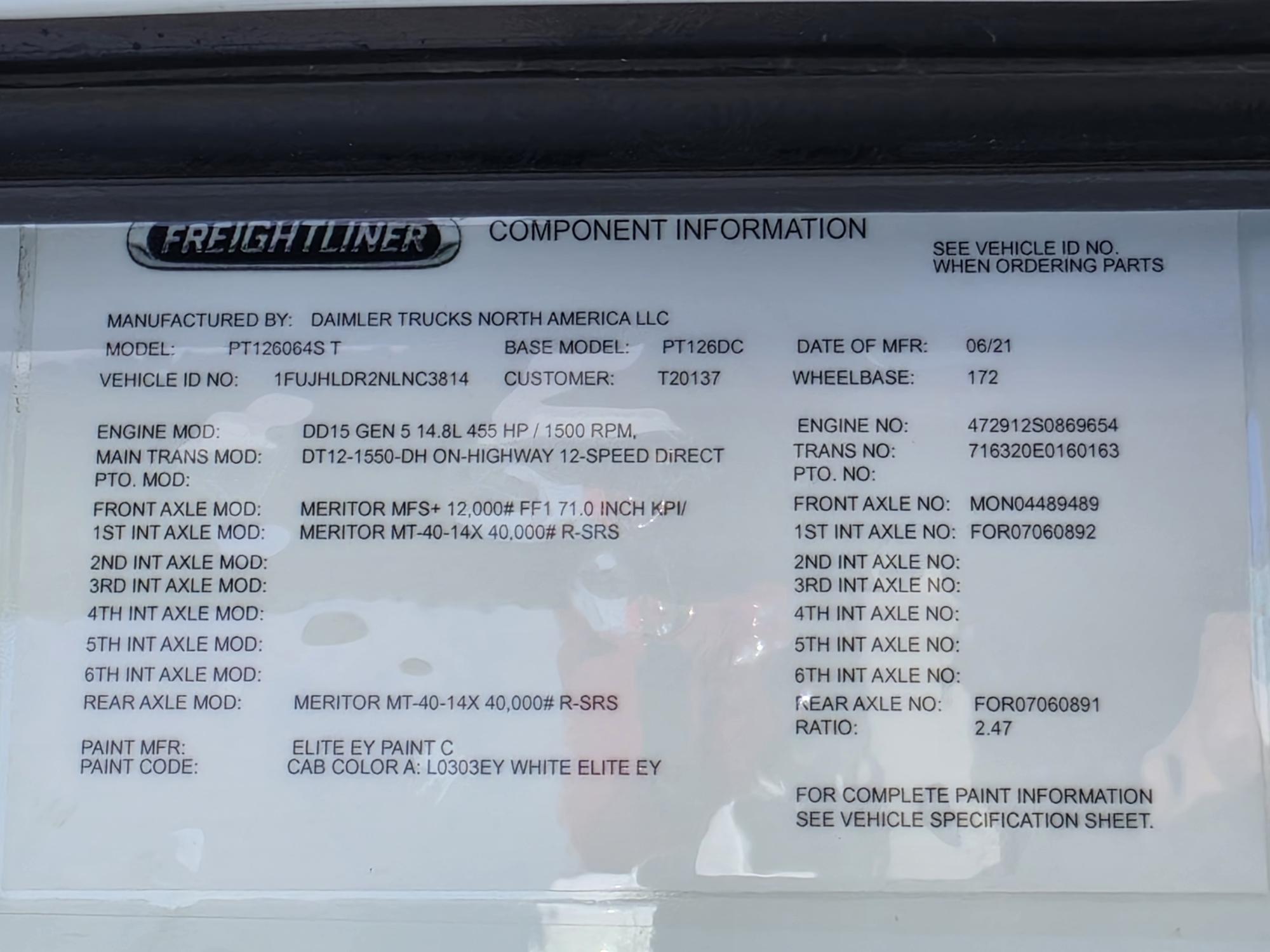 2022 FREIGHTLINER CASCADIA 126DC - image 25